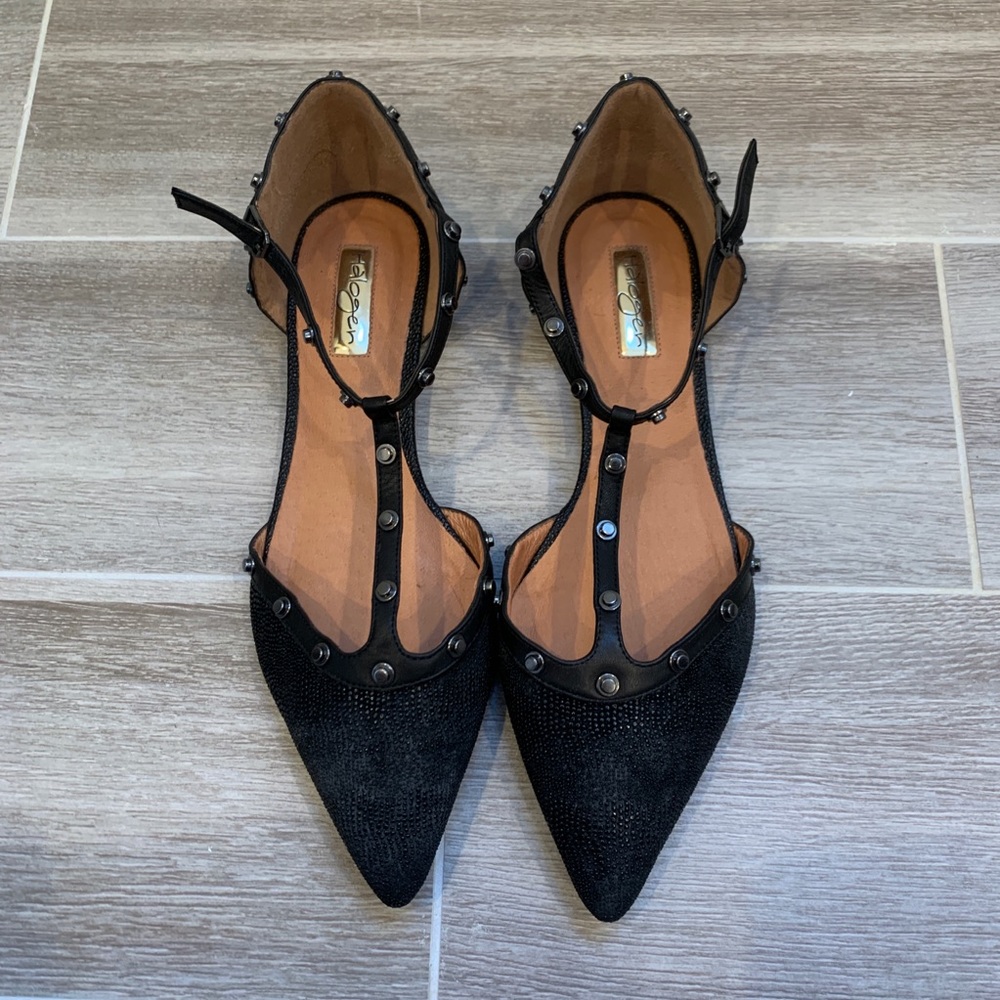 Halogen Studded Flats 9.5
